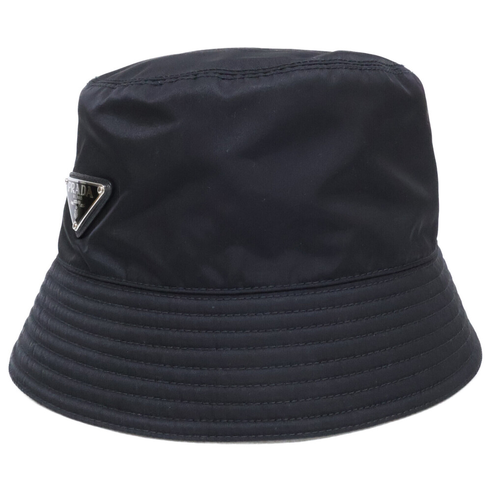PRADA (Prada) 2022 Model 1HC137 2DMI Re-Nylon Triangle Logo Nylon Bucket Hat,...